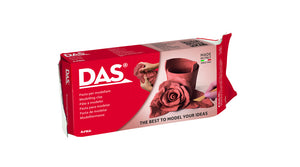 DAS Air Dry Modelling Clay (White and Terracotta)