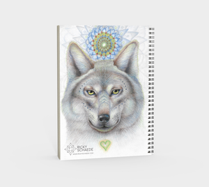'L'Esprit du Lac' Wolf Journal (Ring Bound)
