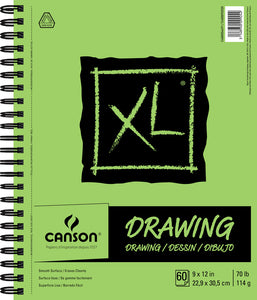 Canson XL Drawing Pad 9"x12"