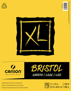 Canson XL Bristol Pad 11" x 14"