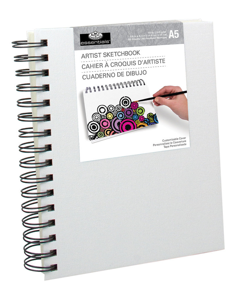 Royal & Langnickel Essentials Artist Customizable Cover Sketchbook A5 5.8