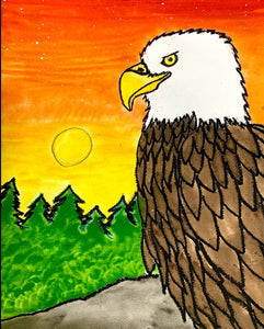 Majestic Bald Eagle * Monday March 11 2024 *AM* 10:00 AM - 12:00 PM * (Ages 6-13)