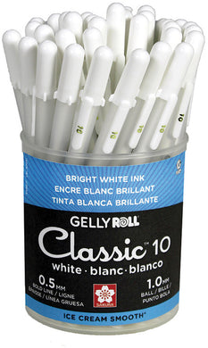 Gelly Roll Classic White 10 Pens