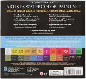 Studio Series Watercolour Paint Set 24 Colours