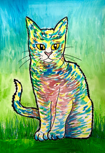 Watercolour Kitten * Monday August 14 *AM* 11:00 AM - 1:00 PM * (Ages 6-13)