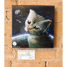 Curiosity Set The Cat Free Canvas Print