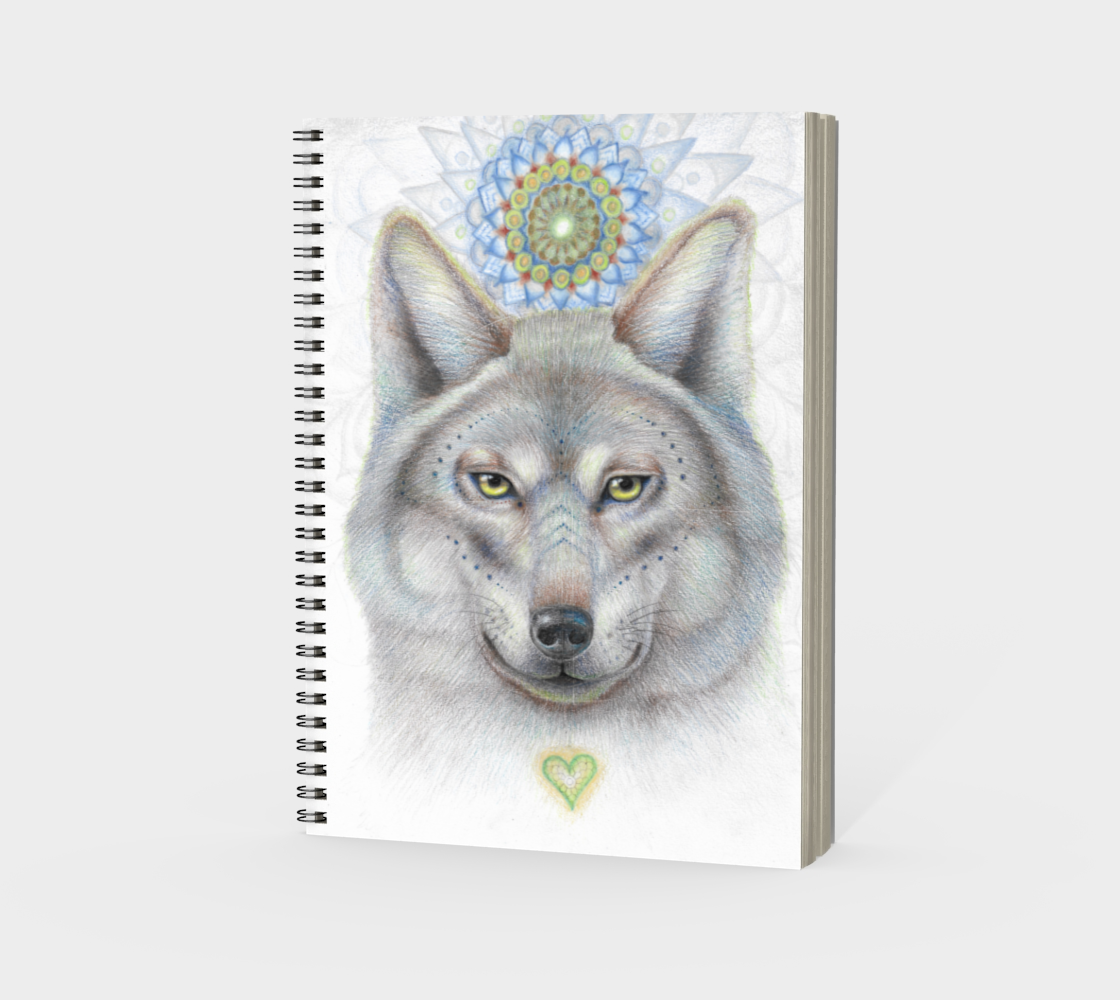Spirit Wolf Journal (Ring Bound)